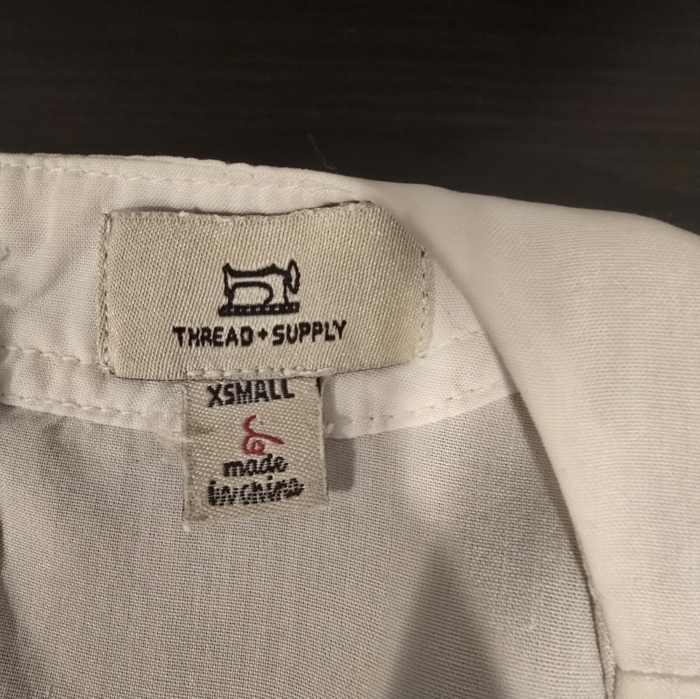 Thread & Supply Cream Ruffled Tank Top - Picture 4 of 4